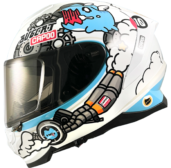 《遠古騎士》Nikko N806 #19 急速咖波安全帽 咖波安全帽 全罩 咖波貓貓蟲