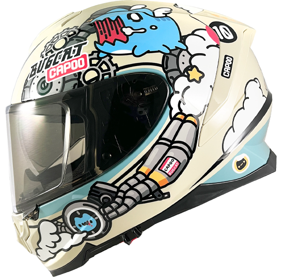 《遠古騎士》Nikko N806 #19 急速咖波安全帽 咖波安全帽 全罩 咖波貓貓蟲