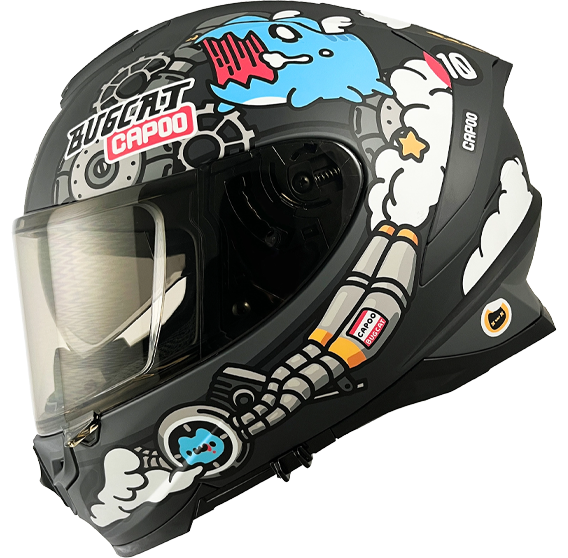 《遠古騎士》Nikko N806 #19 急速咖波安全帽 咖波安全帽 全罩 咖波貓貓蟲