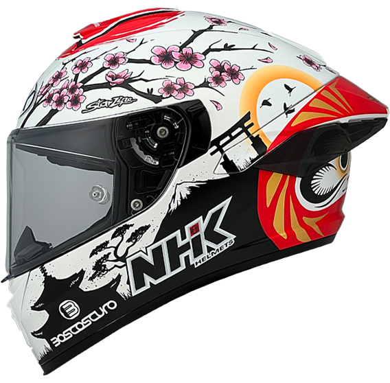 《遠古騎士》NHK K5R AL21#2  日本站-櫻花 黑粉色選手 全罩安全帽 超輕量 透氣