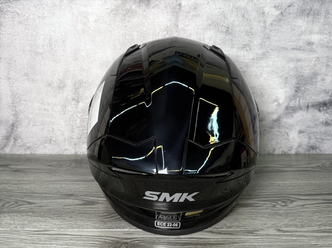 《遠古騎士》SMK 全罩安全帽 STELLAR UNICOLOUR 亮面黑 GL200