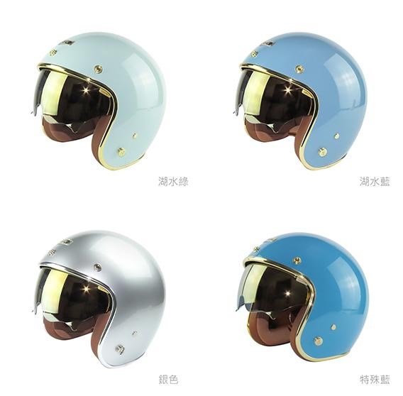 《遠古騎士》華泰 K-806B 涼感晶淬墨鏡 安全帽 騎士帽 復古帽 K-806S B