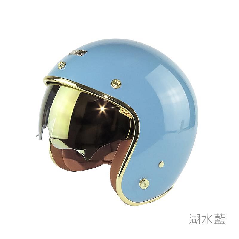 《遠古騎士》華泰 K-806B 涼感晶淬墨鏡 安全帽 騎士帽 復古帽 K-806S B