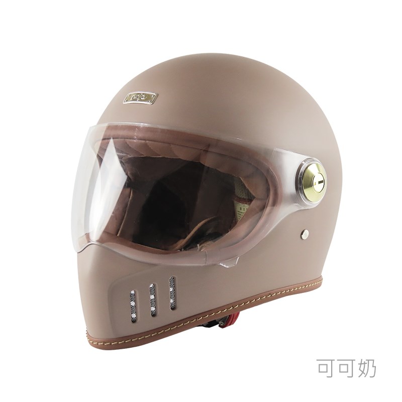 《遠古騎士》華泰 K-866V 鎖鏡山車帽 復古帽 全罩 安全帽 內襯可拆