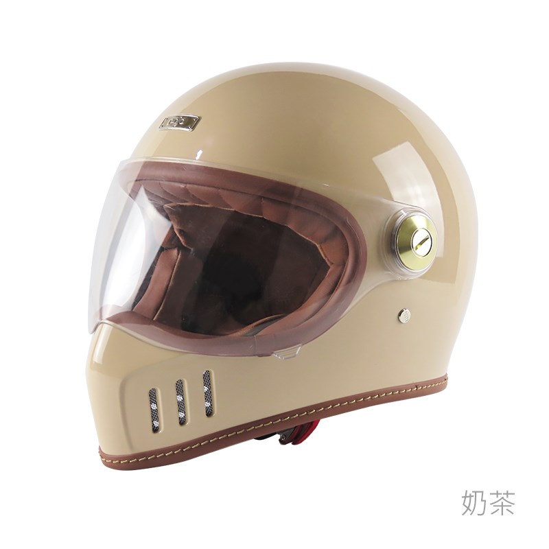 《遠古騎士》華泰 K-866V 鎖鏡山車帽 復古帽 全罩 安全帽 內襯可拆
