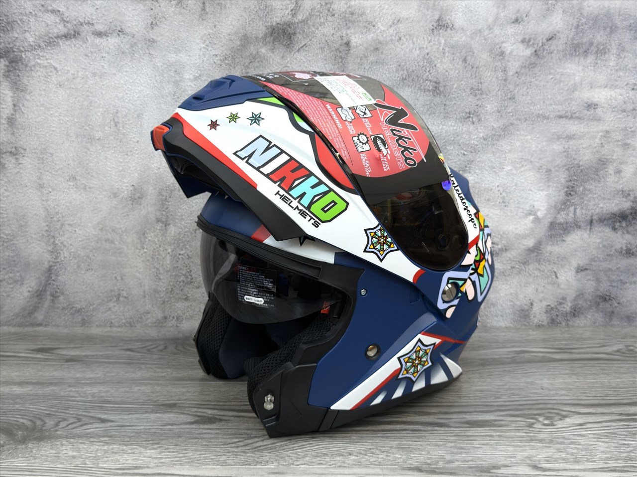 《遠古騎士》Nikko N902 #18 萬花筒 汽水帽 可樂帽 可掀式 全罩安全帽