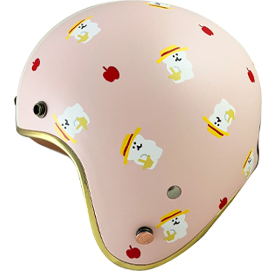 《遠古騎士》NIKKO N401#46 DINOTAENG 暖萌系列 皮革內裡 金色邊條安全帽