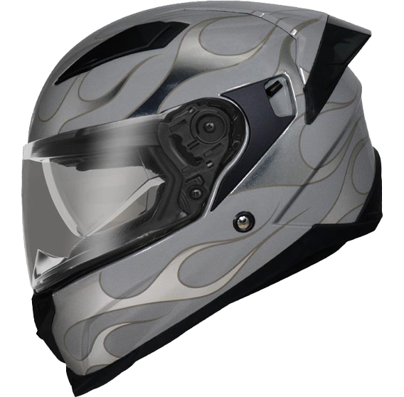 《遠古騎士》THH T840B ON FIRE 雙鏡片 雙D扣 全罩安全帽