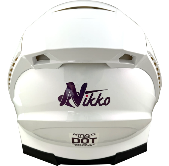 《遠古騎士》Nikko N806Ⅱ 素色 變色白粉 全罩式 內鏡片 安全帽