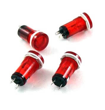 平丸型指示燈 110V 紅 
