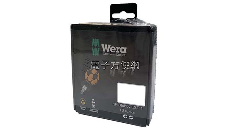 抗靜電/短刀桿/螺絲起子Wera Kraftform KK-ESD ST1(10件組)