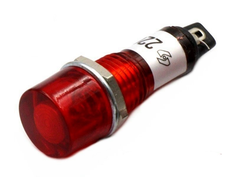 中丸型指示燈  220V 紅
