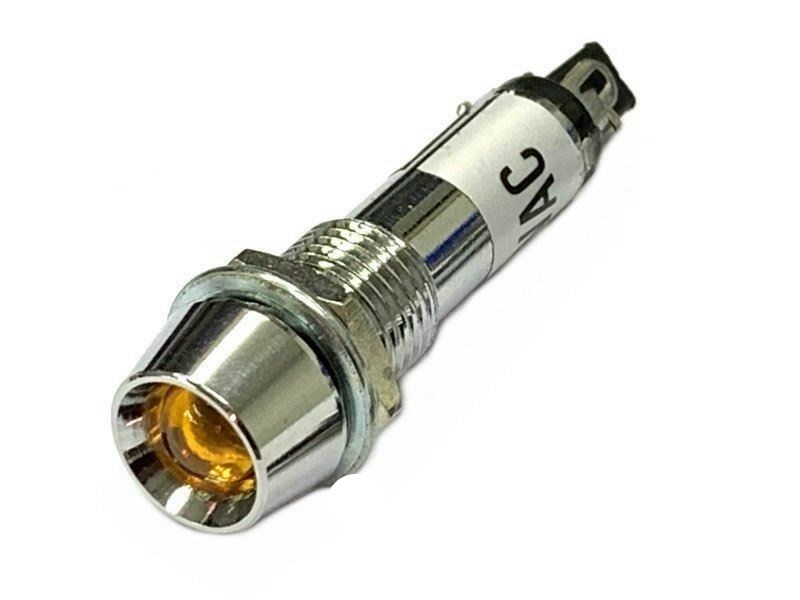 DC12V 鐵殼型指示燈 黃