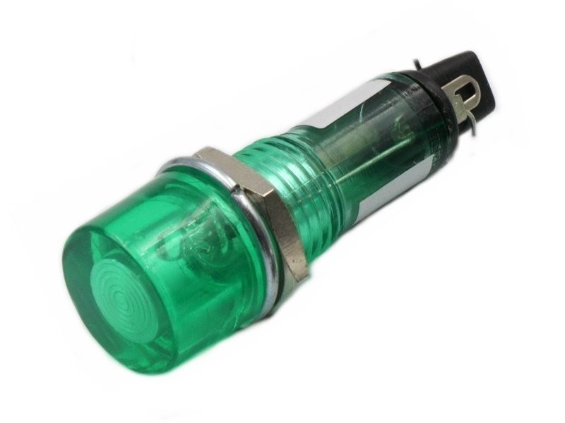 中丸型指示燈  220V 綠