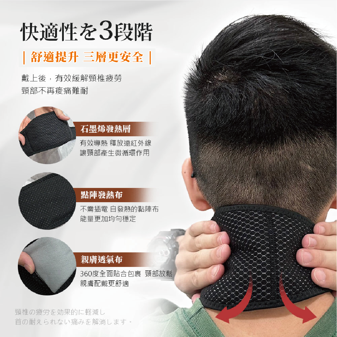 石墨烯高機能循環護頸