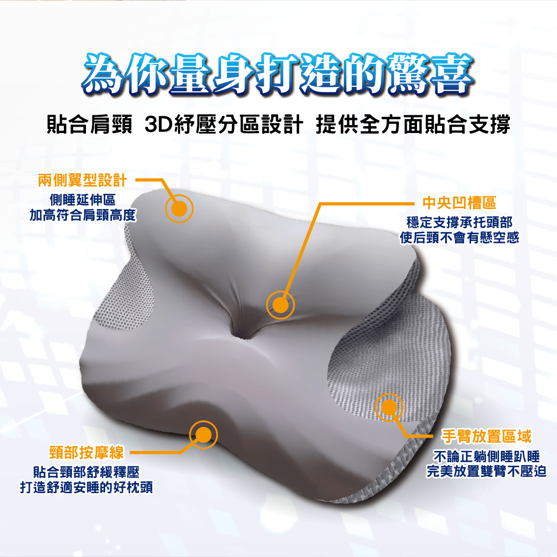 【安德森 保羅】鍺石墨烯 冰晶蝶形好眠枕
