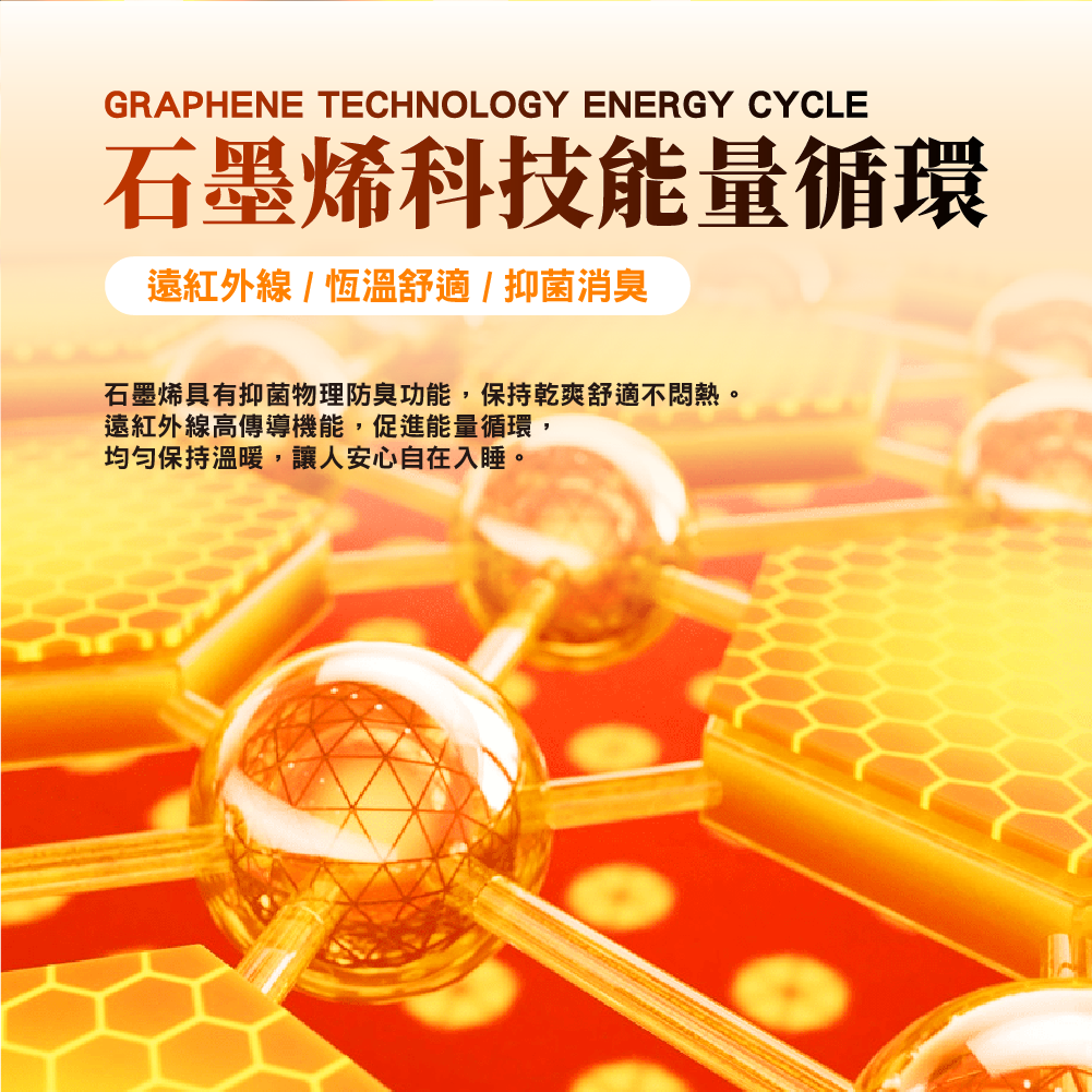 【安德森 保羅】石墨烯黑金 遠紅外線枕頭套