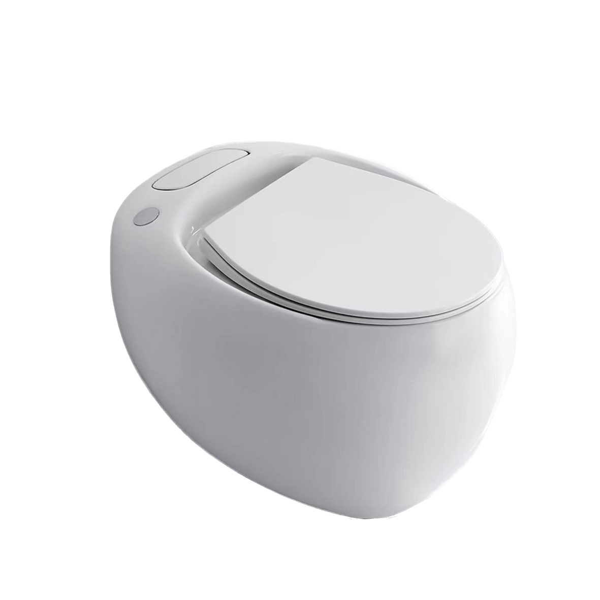 脈衝無水箱蛋型馬桶