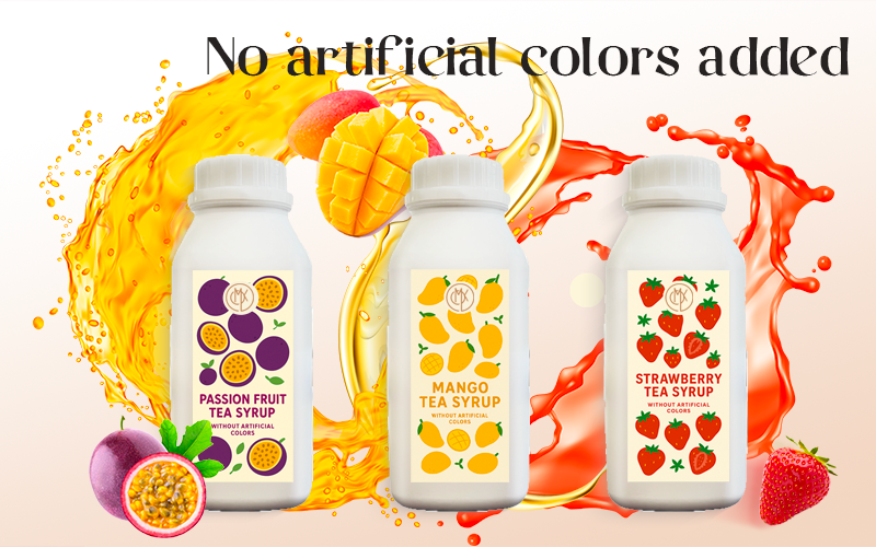 天然色素爆珠及糖漿 NATURAL COLOR BOBA AND SYRUP