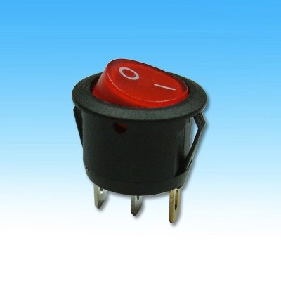 3P帶燈開關 圓型 110V