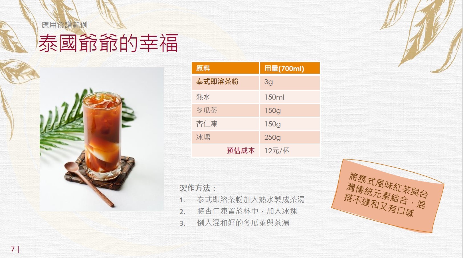 雀巢 泰式 即溶茶粉 200g 