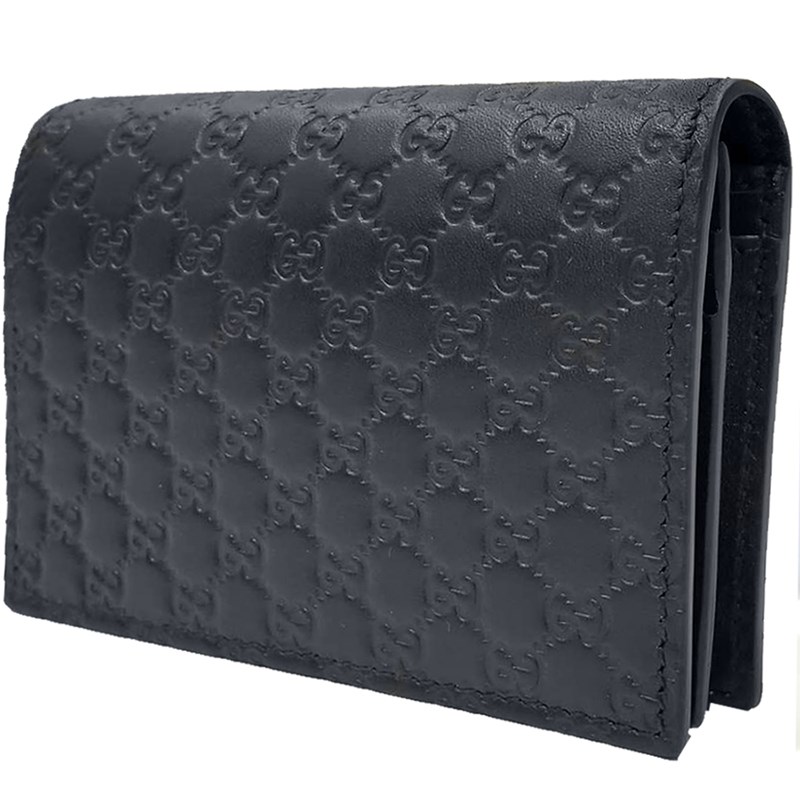 【GUCCI 】544474 Gutchishima GG 釦式名片夾/零錢包(藍色)