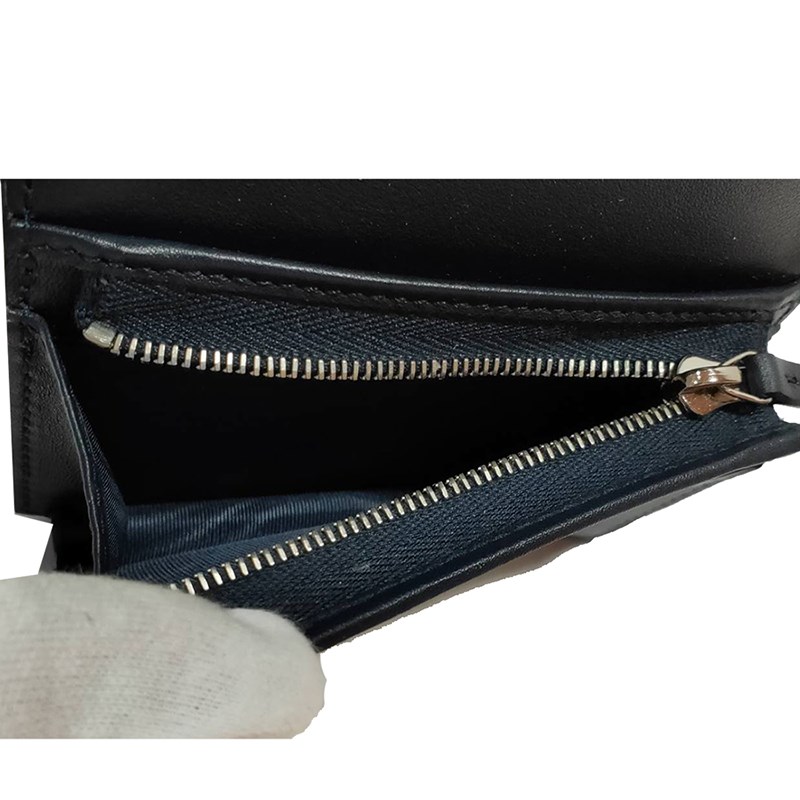 【GUCCI 】544474 Gutchishima GG 釦式名片夾/零錢包(藍色)