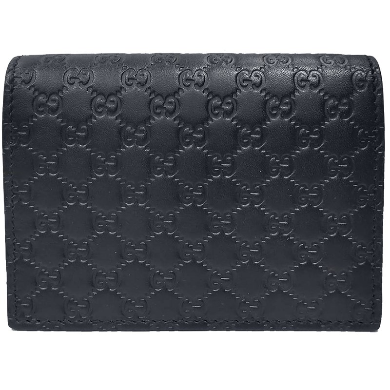 【GUCCI 】544474 Gutchishima GG 釦式名片夾/零錢包(藍色)