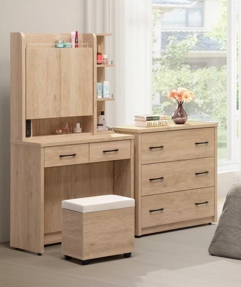 化妝台 附插座 2.7尺