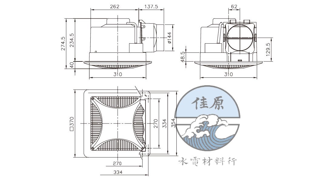 阿拉斯加 768大風地豪華型換風扇