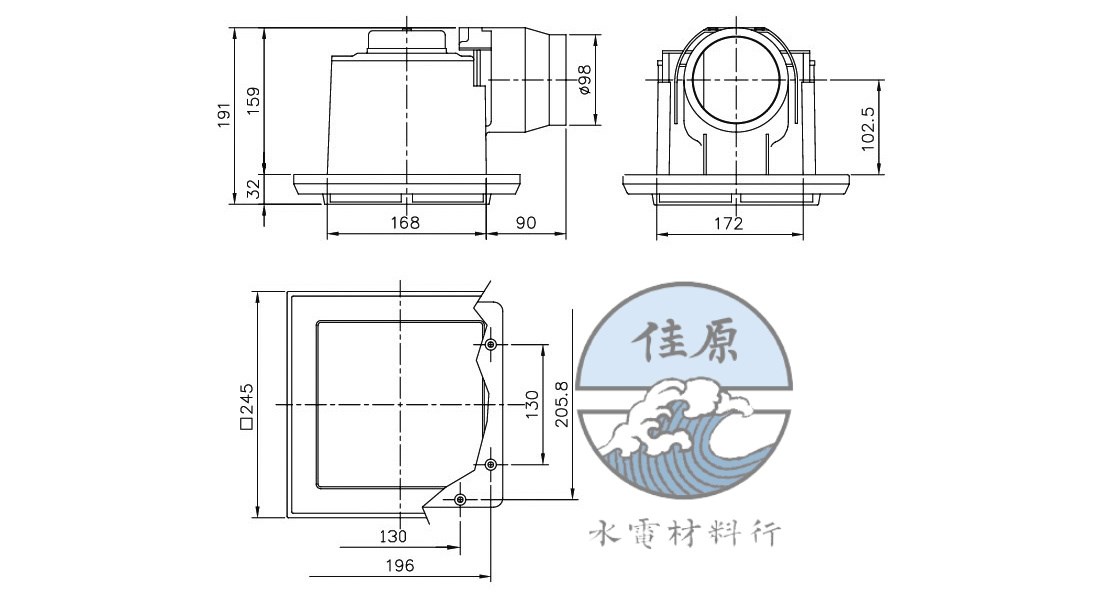 阿拉斯加 728寧靜海型換風扇