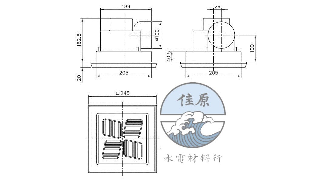 阿拉斯加 328蔚藍天換風扇