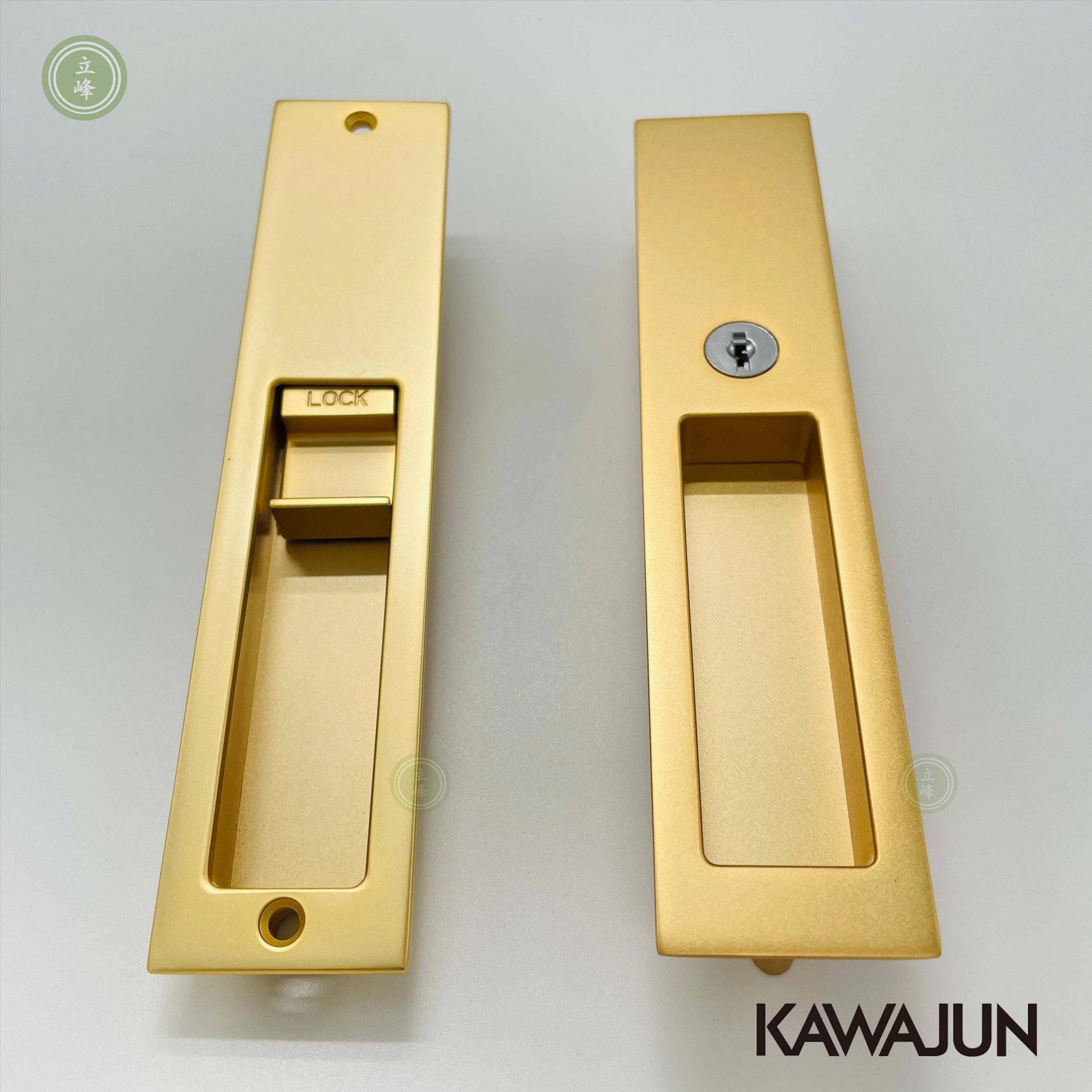 KAWAJUN和室勾鎖KV-07【霧金色 房間鑰匙型】 