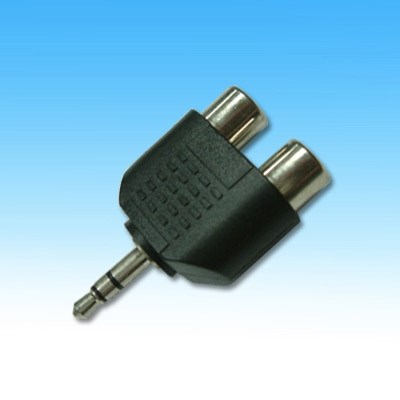 3.5立體頭-2RCA座  1337
