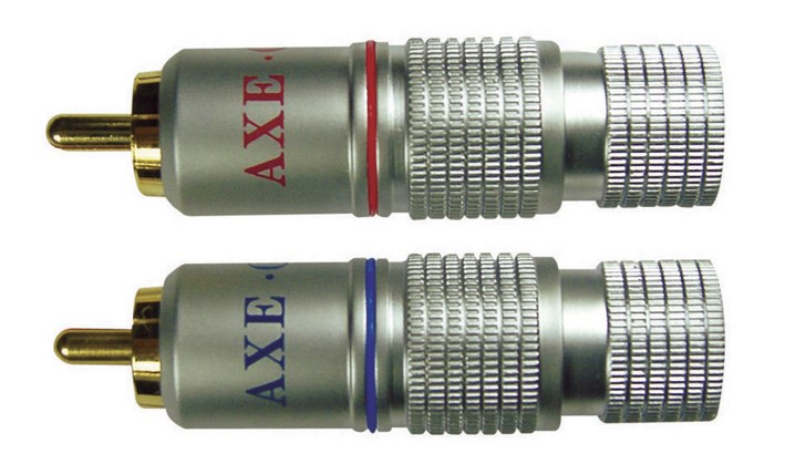 RCA 頭無氧銅鍍金本體一體成型 BR-3165 8MM