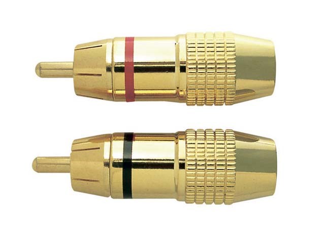 RCA頭鍍金 BR-213 6MM