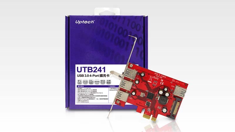 USB 3.0擴充卡 登昌恆Uptech UTB241
