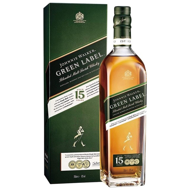 約翰走路綠牌15年威士忌JOHNNIE WALKER GREEN LABEL 15Y