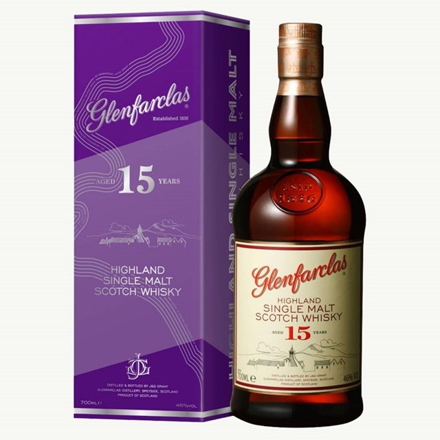 格蘭花格15年單一麥芽蘇格蘭威士忌Glenfarclas 15 Years Highland Single Malt Scotch Whisky(缺貨中)