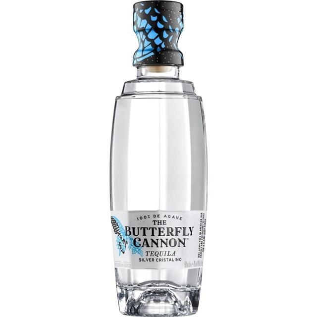 蝴蝶加濃龍舌蘭-銀鑽Silver BUTTERFLY CANNON CRISTALINO TEQUILA