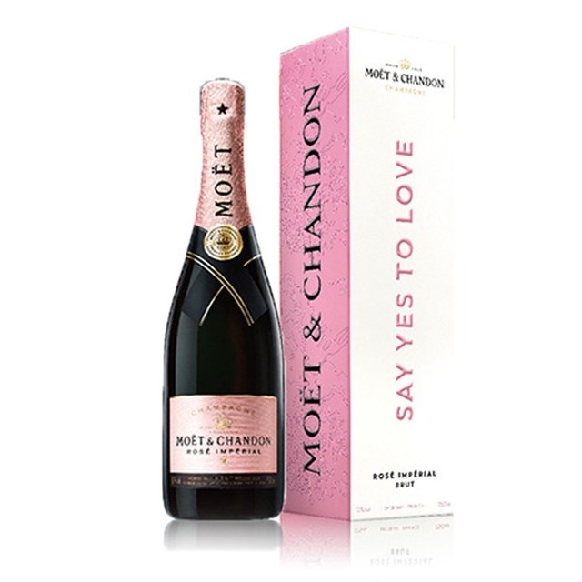 酩悅粉紅香檳-情人節傳愛訊息禮盒Moët & Chandon Rosé Impérial Champagne Say Yes To Love