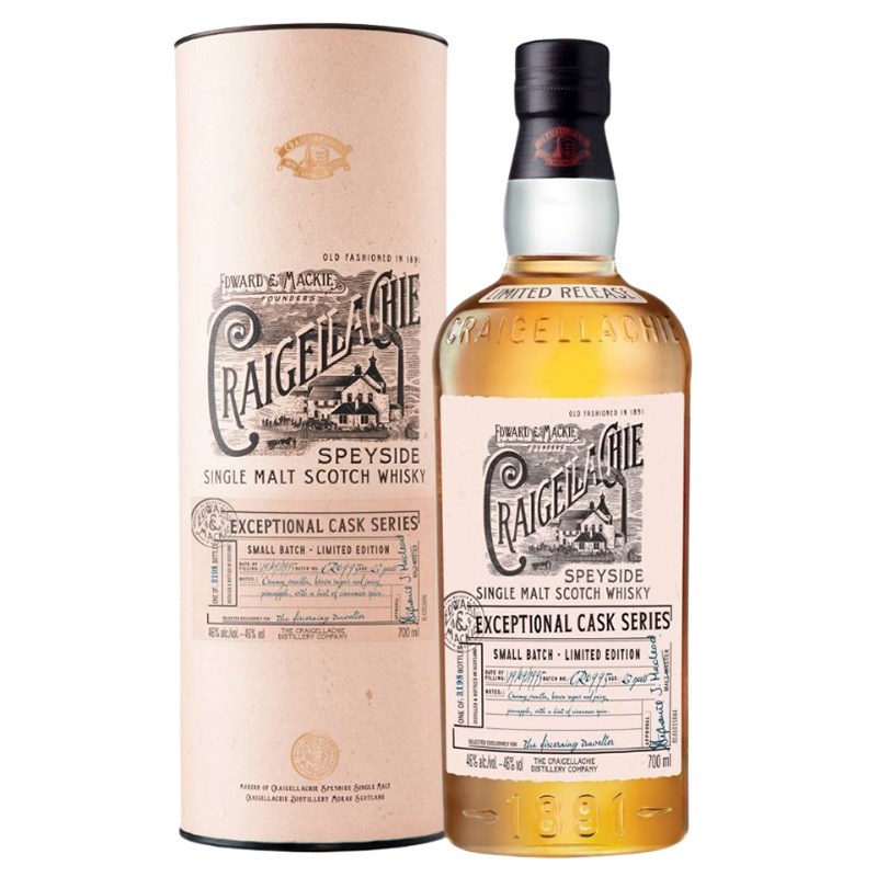 魁列奇23年傑出桶陳系列100%雪莉桶單一麥芽蘇格蘭威士忌 Craigellachie 23 Years Old 100% Sherry Oak Small Batch