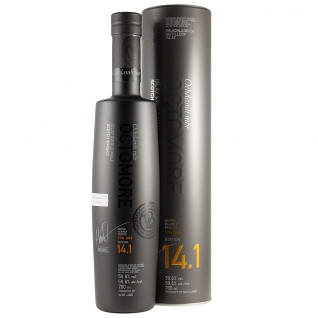 奧特摩 14.1蘇格蘭大麥 單一純麥威士忌 Bruichladdich Octomore Edition 14.1 Super Heavily Peated Single Malt Scotch Whisky