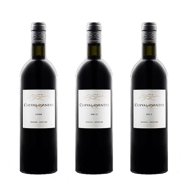 台階安地斯白馬(08.10.12年)三入組Terrazas Cheval des Andes Collection Coffret