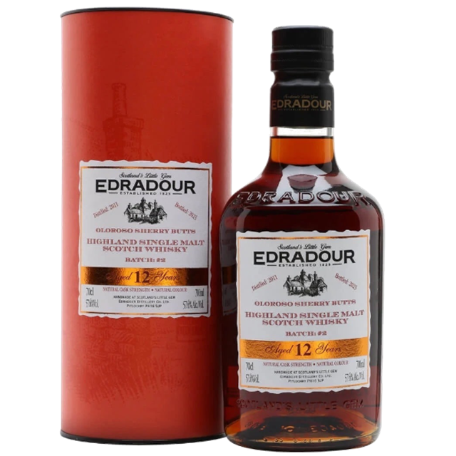 艾德多爾 12年原桶強度單一麥芽威士忌Batch2 Edradour 12 Years Old -Cask Strength Batch2 