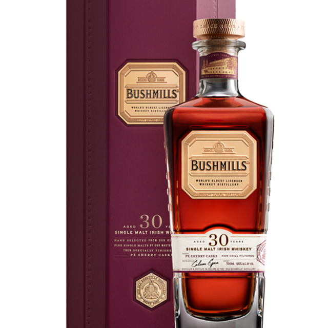 鉑仕麥(布什米爾) 30年PX雪莉桶愛爾蘭桶單一麥芽威士忌 BUSHMILLS 30Y PX SHERRY CASKS SINGLE MALT IRISH WHISKEY