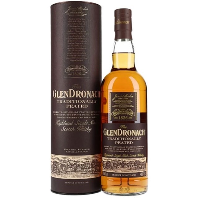 格蘭多納泥煤桶單一麥芽威士忌 GlenDronach traditionally peated Single Malt Scotch Whisky