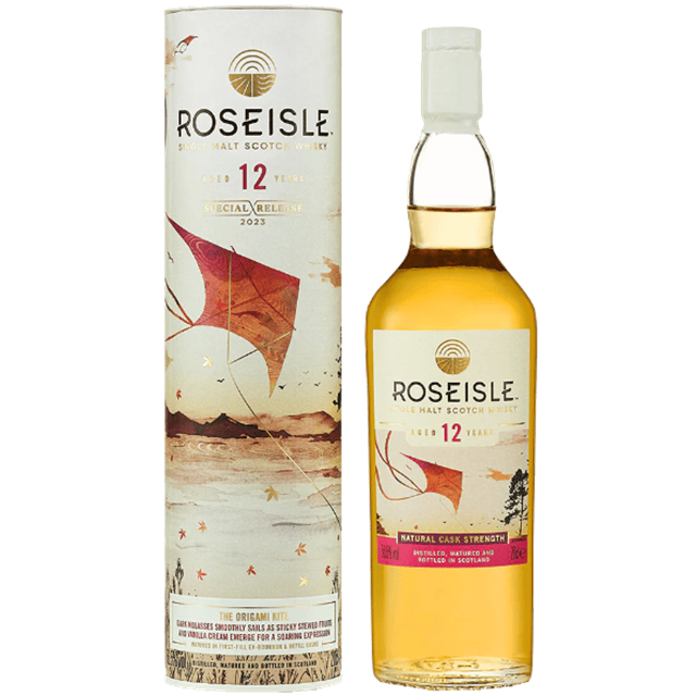 瑰嶼 12年限量原酒摺紙風箏–帝亞吉歐2023臻選系列無垠之旅 ROSEISLE 12 Year Old Special Release 2023