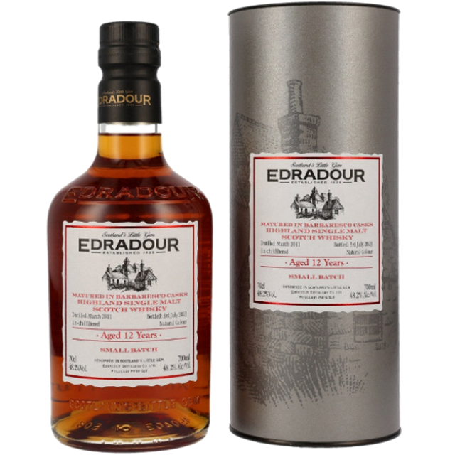 艾德多爾 12年巴巴瑞斯科葡萄酒桶單一麥芽蘇格蘭威士忌 Edradour 12 Year Old 2011 Barbaresco Small Batch