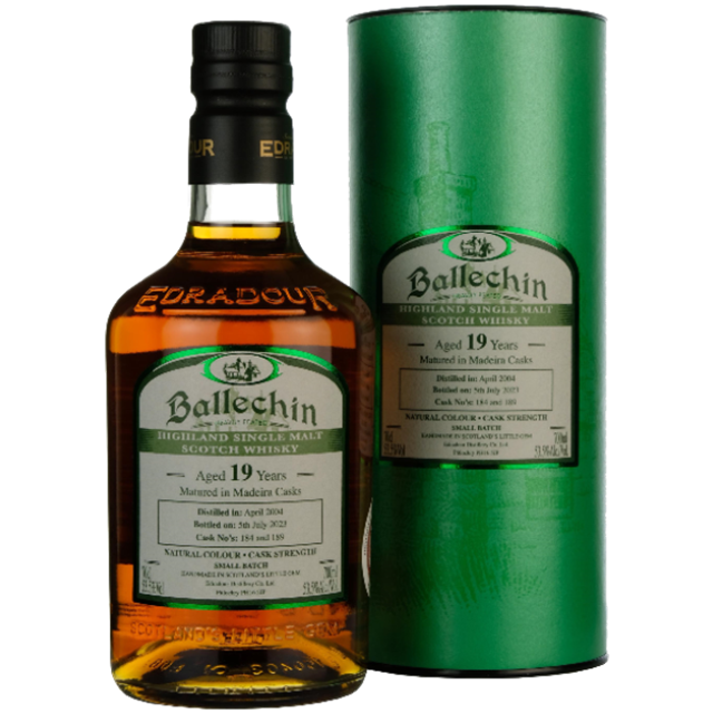 艾德多爾 泥煤19年馬德拉桶原酒批次限量版 Edradour Ballechin 19 Year Old 2004 Madeira Cask Small Batch Whisky